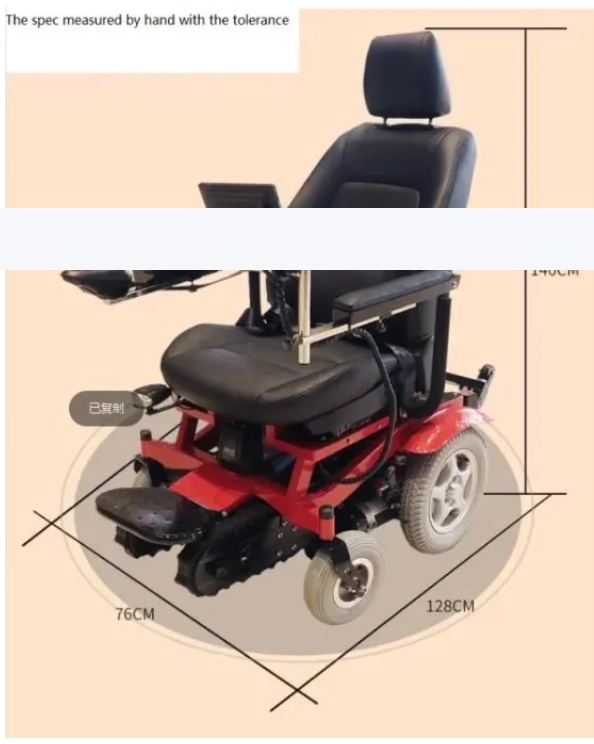 Fully Electric  Stair Climbing Wheelchair