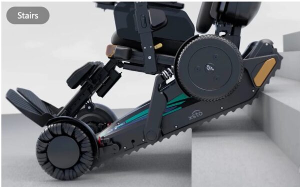 All-Terrain Fully Electric  Stair Climbing Wheelchair