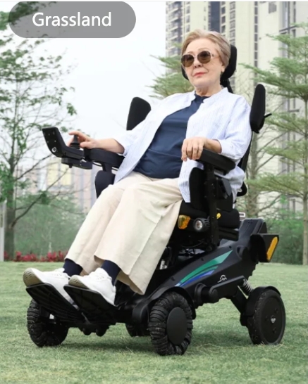 All-Terrain Fully Electric  Stair Climbing Wheelchair