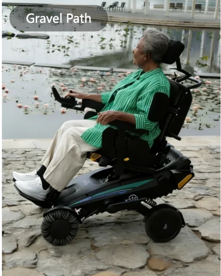 All-Terrain Fully Electric  Stair Climbing Wheelchair