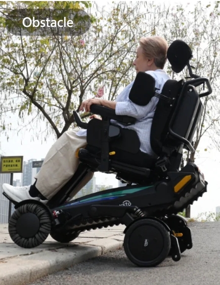 All-Terrain Fully Electric  Stair Climbing Wheelchair