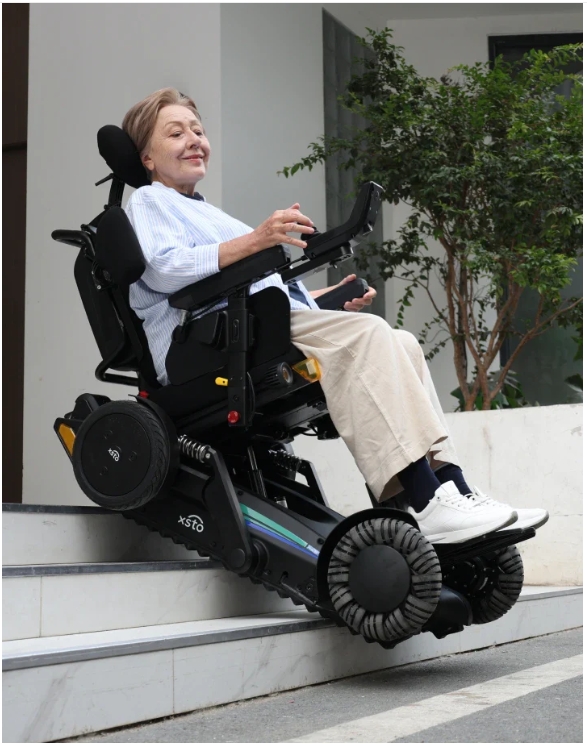 All-Terrain Fully Electric  Stair Climbing Wheelchair