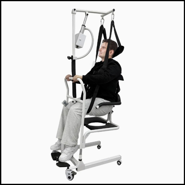 Removable Body Lift Wheelchair with Toilet Sling - Image 2