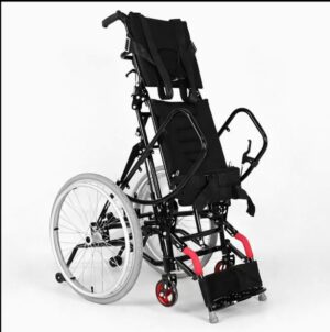 Standable High Quality Steel Manual Wheelchair for The Convenience of Persons with Disabilities