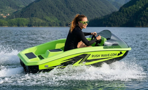 Mini Jet Boat with Automatic drive functions for elderly fun