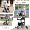 3 in 1 rollator2 FreeWink 3-in-1 Electric Wheelchair Rollator Walker