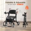 3 in 1 rollator8 3 in 1 electric wheelchair rollator walker